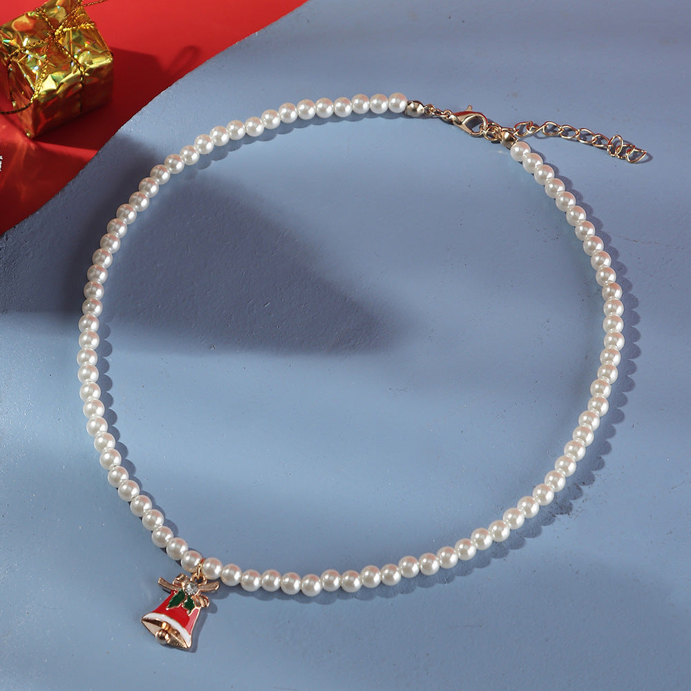 Christmas Pearl Necklace